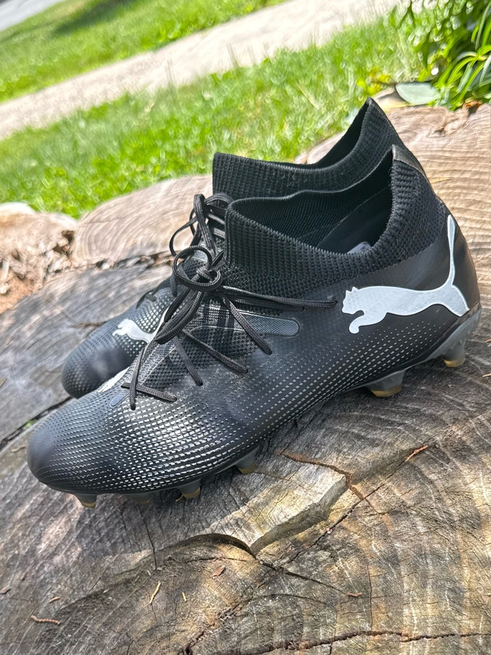 PUMA Future 7 Match FG / AG Mens Soccer Cleats FUZIONFIT Black, Pick Size 9.5